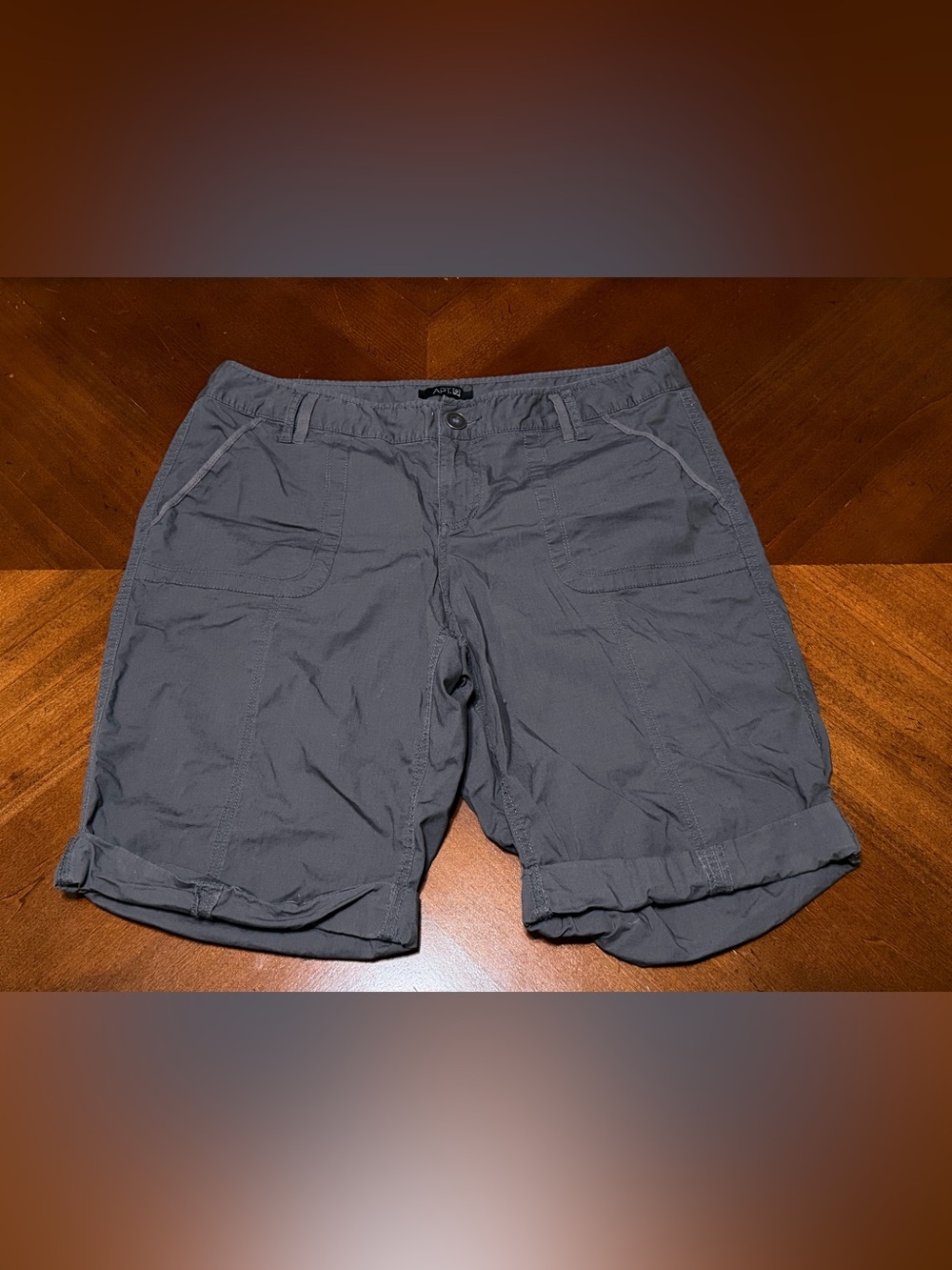 Gray Utility Shorts